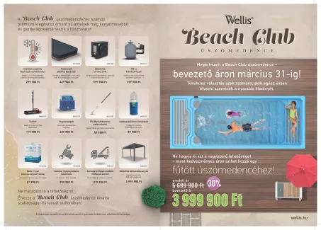 Wellis Beach Club úszómedence WU00053