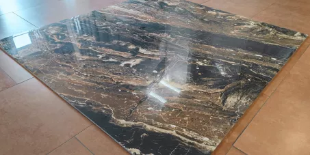 Nero Marquina 60x120 cm polirozott gres padlóburkoló rektifikált