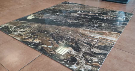 Nero Marquina 60x120 cm polirozott gres padlóburkoló rektifikált