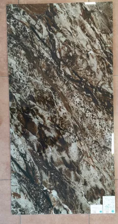 Lime Brown 60x120 cm polirozott gres padlóburkoló rektifikált