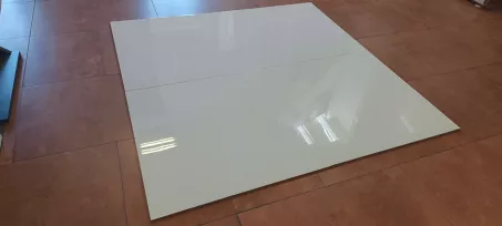 Ice White 60x60 cm polírozott gres padlóburkoló rektifikált